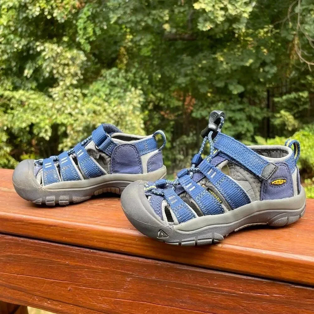 Keen Toddler 9 Newport H2 Waterproof Blue Boys Sandals